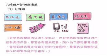 顺产必备待产包清单明细,分娩前待产包清单大整顿