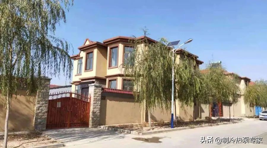 最低-25℃！内蒙某456㎡别墅配15P热泵，6个月仅15.74元/㎡