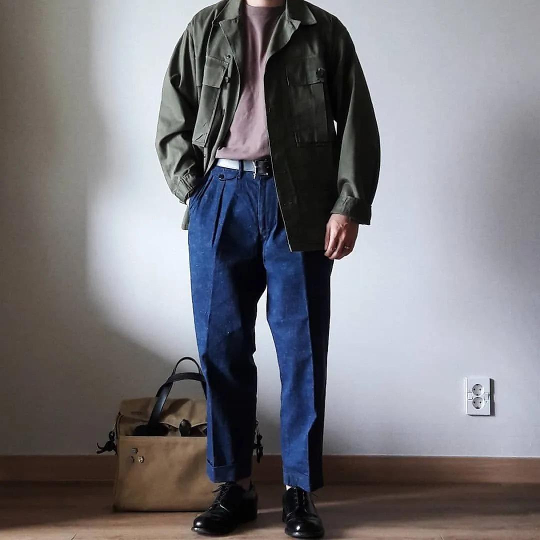 穿军装不要再说M65了，HBT能让你更复古