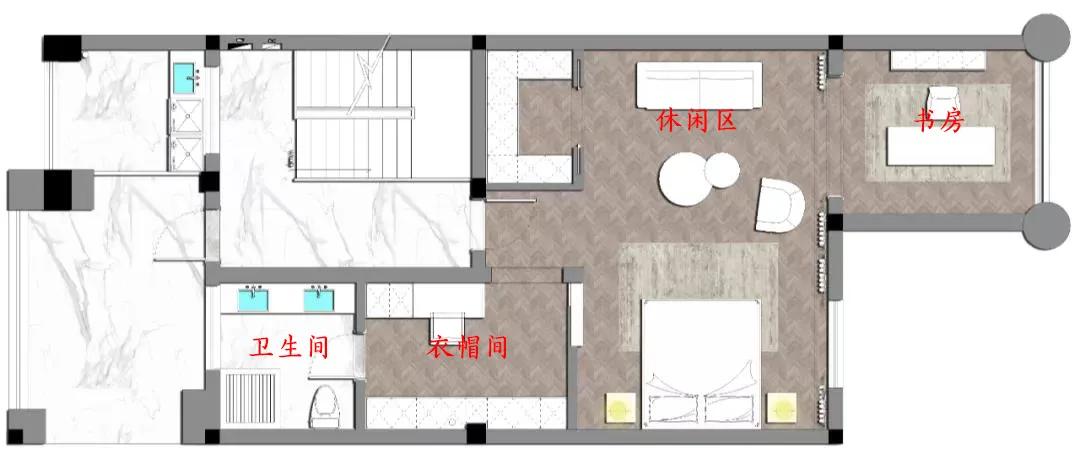 卧室套房和大横厅哪个更合适,套房好还是独立卫生间好