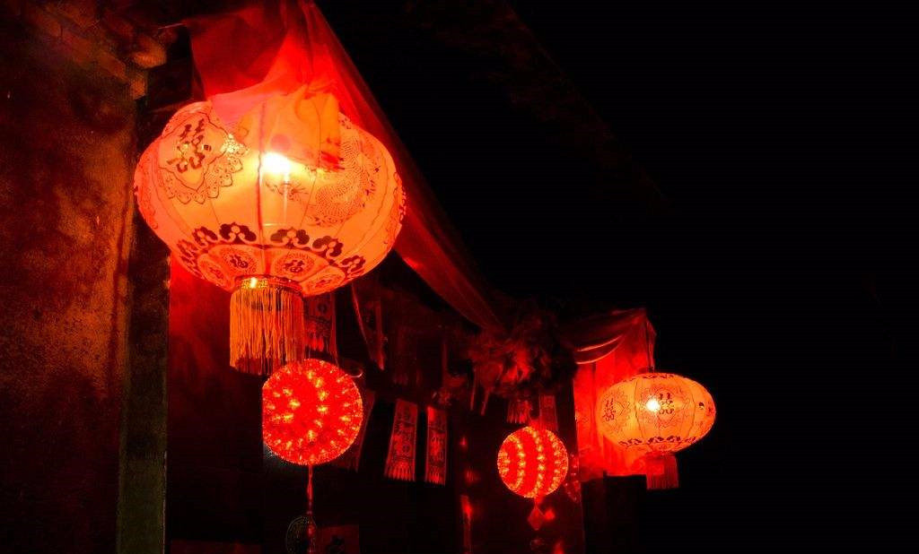 中式风格装修灯怎么选,中式自建房红灯笼