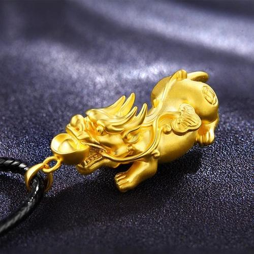 男士黄金观音吊坠款式霸气,男士适合戴什么黄金吊坠