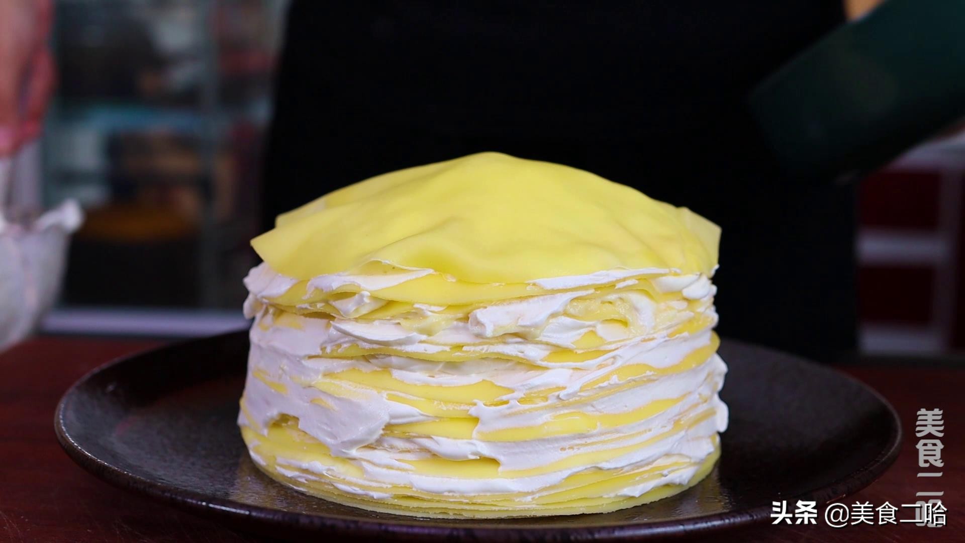 千层蛋糕皮怎么煎才薄窍门,千层蛋糕饼皮制作方法没有模具