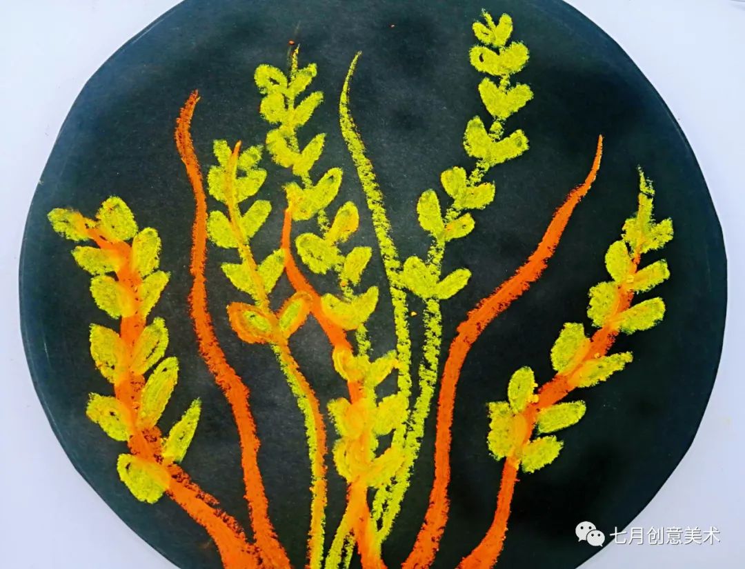 果子熟了绘画教程,绘画麦子熟了教案