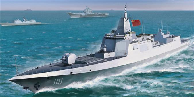 山东舰带了几艘055出海,山东舰航母编队出太平洋