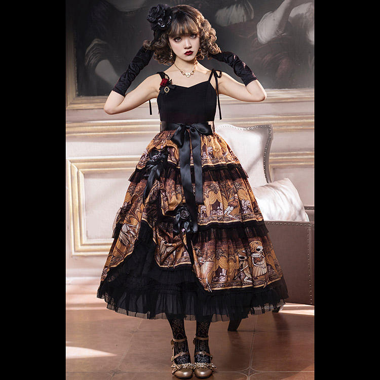 适合大人穿的洛丽塔裙长,蓝色系的洛丽塔裙