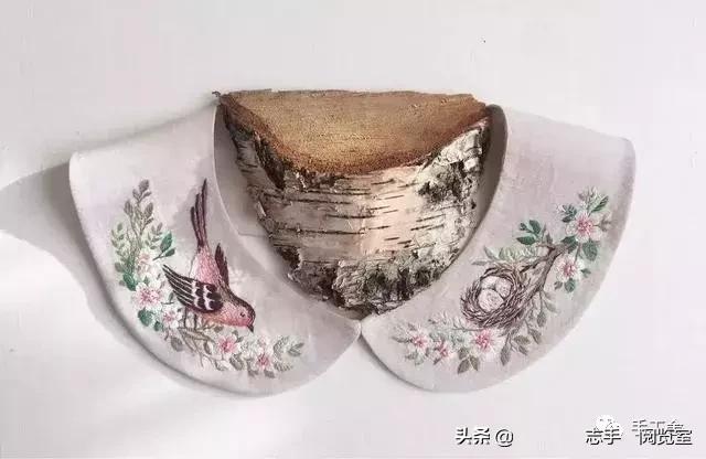 领口刺绣小花朵,刺绣花朵500种图片大全