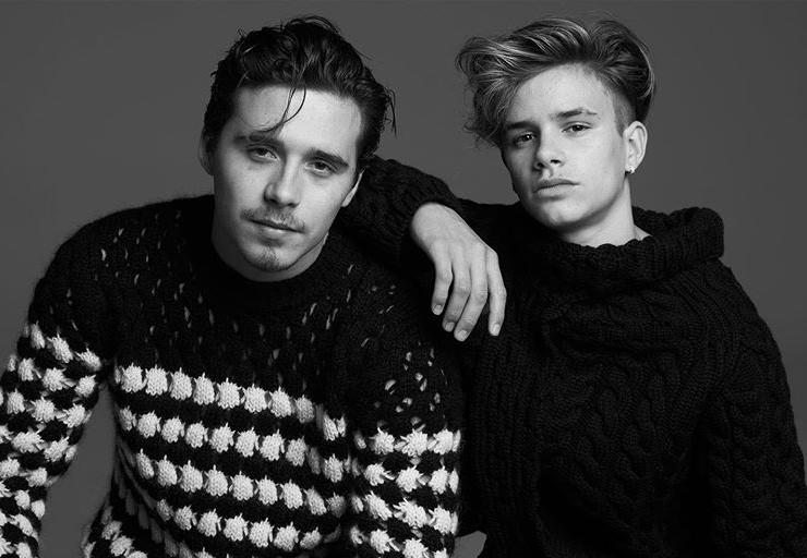 贝克汉姆二儿子大秀恩爱，怼脸自拍太像贝嫂，被说是“猪鼻子”