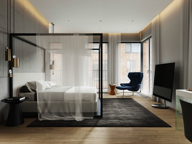 卧室灯推荐现代简约有设计感,卧室屋顶灯设计