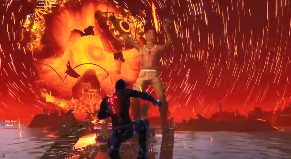 游戏中两千多人参加演唱会,在游戏里举行派对