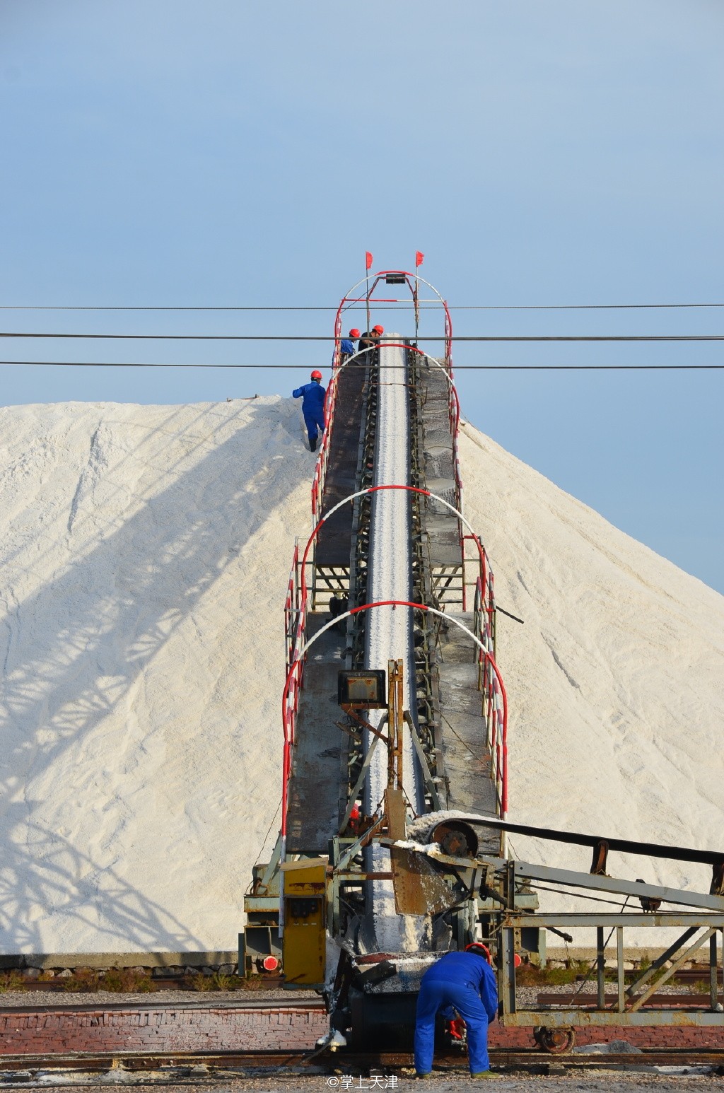 潍坊滨海七彩盐田,七彩盐田航拍