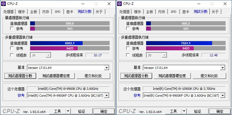 i9-10900k对比i710700k,i9-10900k有苹果处理器强吗