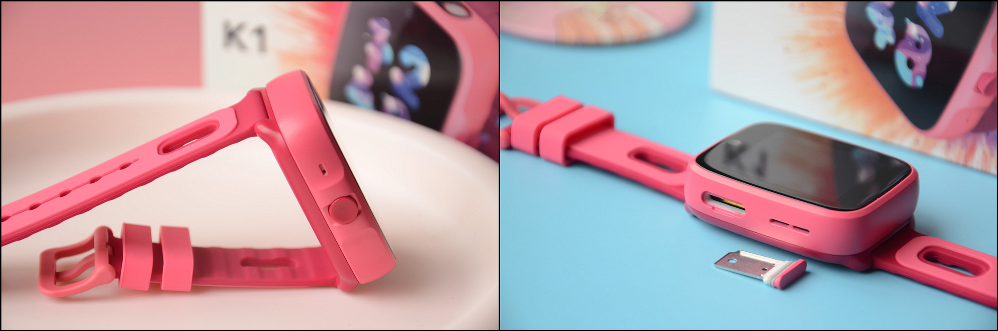 电话手表k1测评,糖猫k1智能电话手表