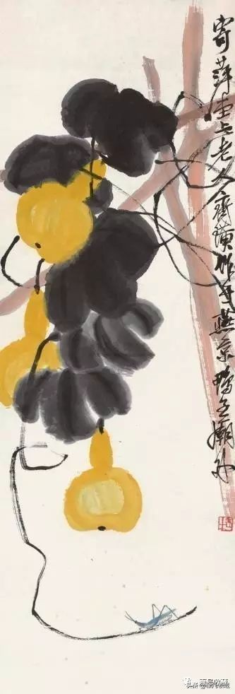 齐白石葫芦作品,齐白石葫芦寓意