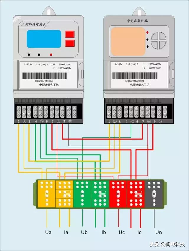 电流互感器电流表电能表接线视频,互感器与电能表标准接线方法