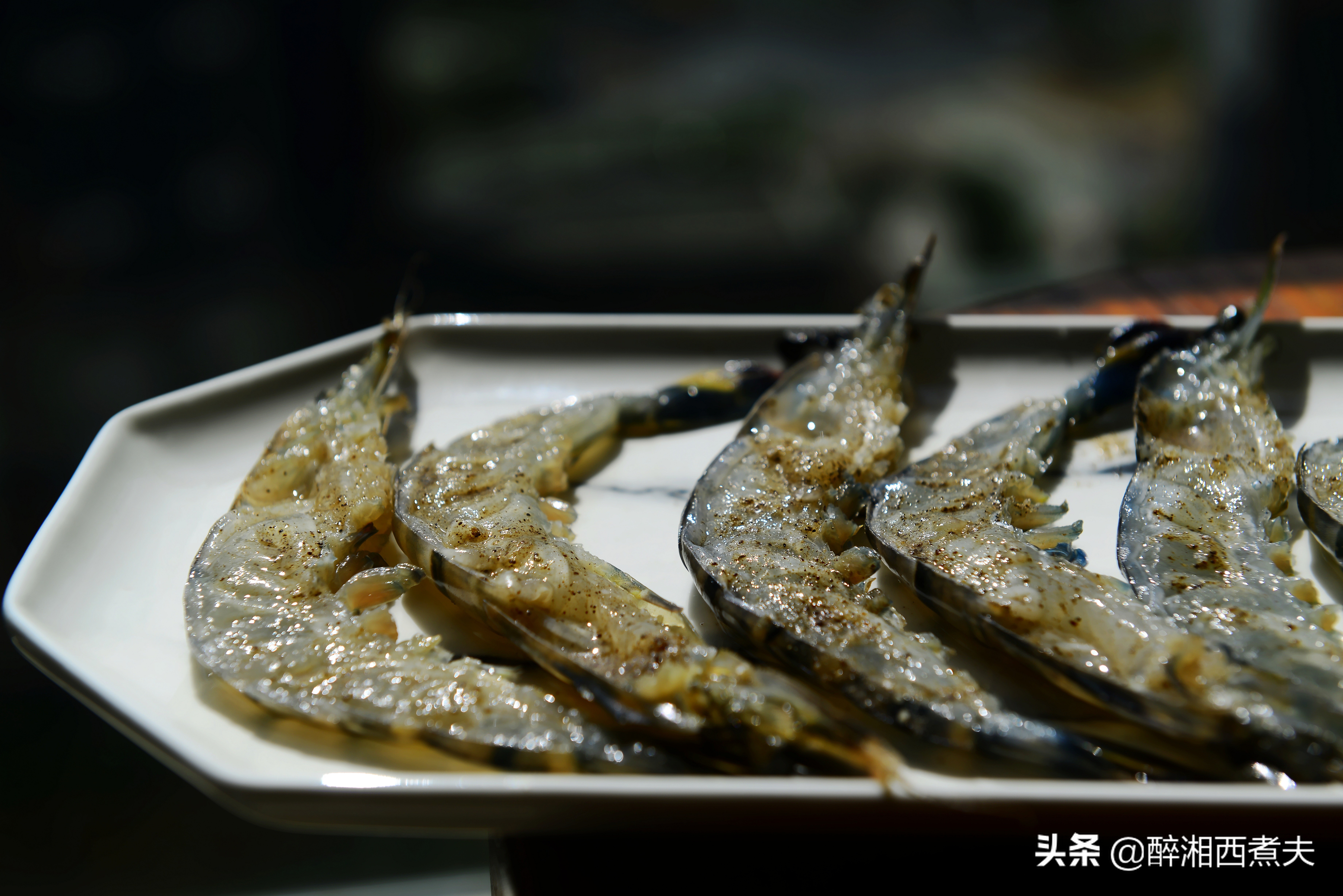 干煎去壳大虾正宗做法,干煎大虾