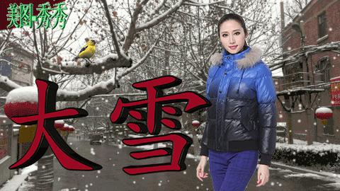 下大雪注意路滑动态表情,大雪问候动态图片