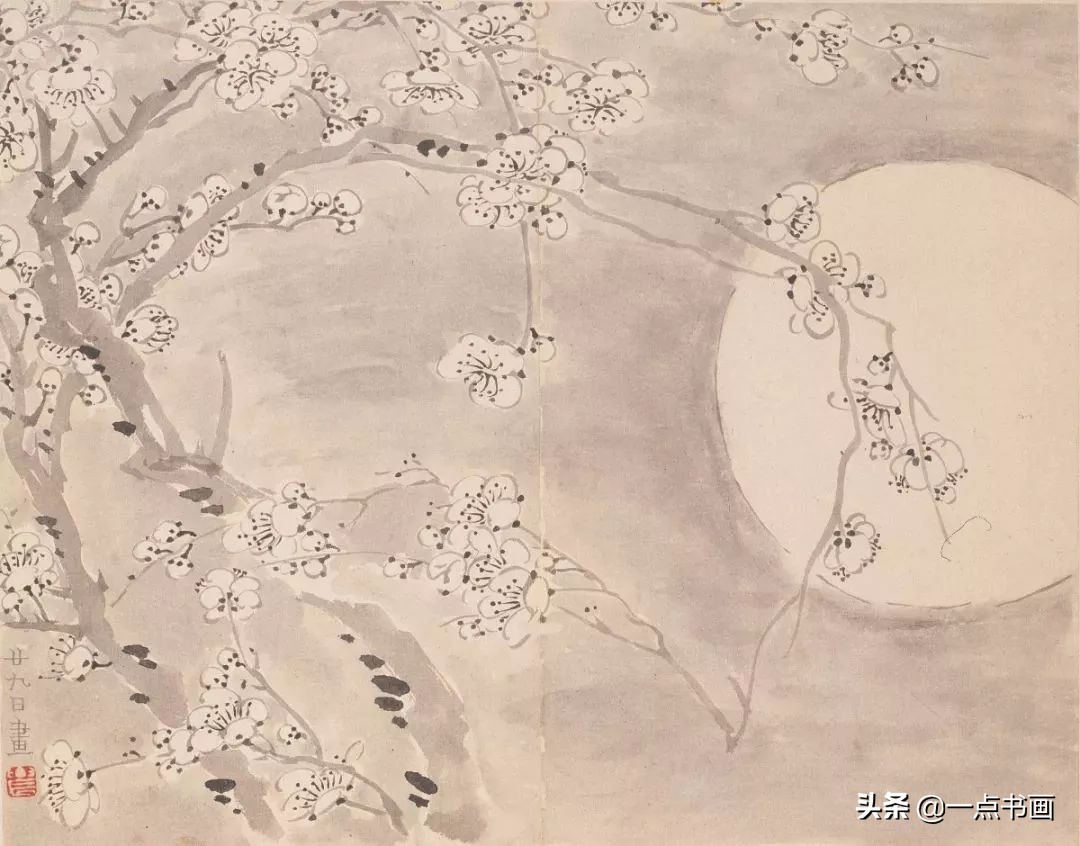 清代山水花鸟画家名单,清代画家朱耷的花鸟画画得很简练