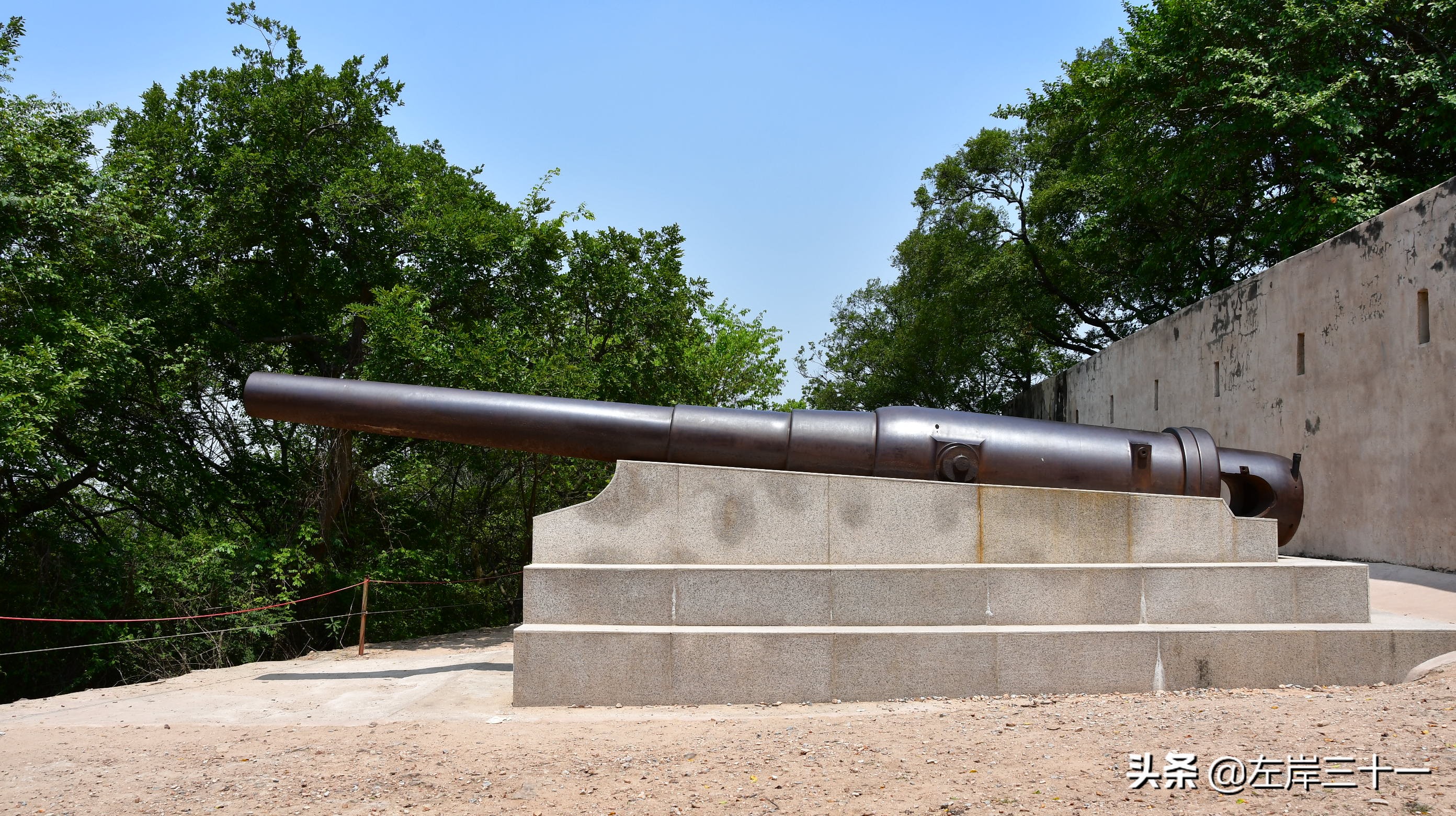 虎门长城在哪里,广东东莞虎门长城