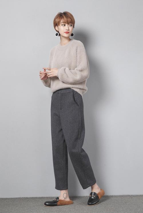 宽松针织衫慵懒薄款初秋破洞,慵懒风针织衫搭配