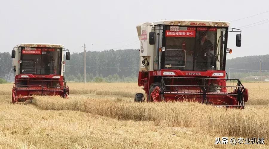 中国现代化农业机械联合收割机,农作物联合收获机