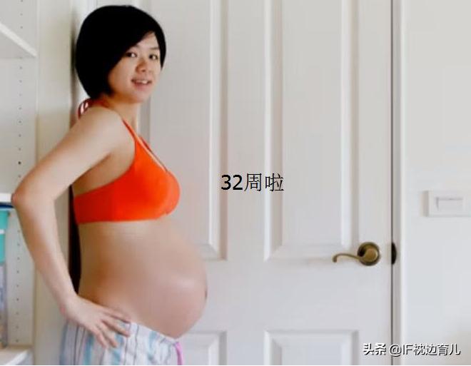 怀孕32周胎动一天大概多少次正常,孕32周胎动正常就是胎动劲小