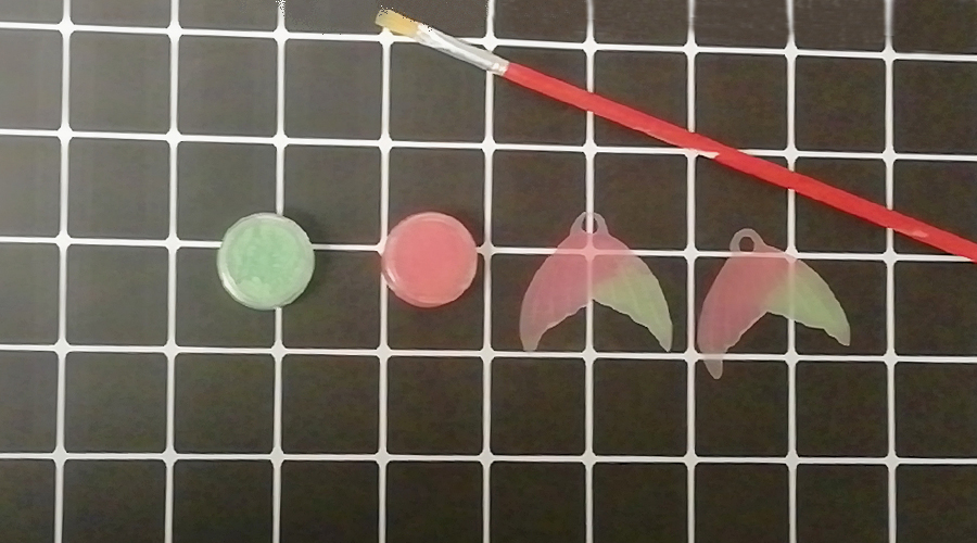 热缩片耳饰教程,热缩片耳环搭配