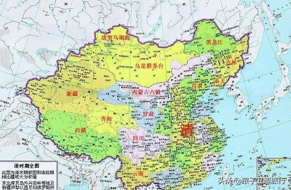 历代王朝实际疆域,中国历史5000千年疆域变化图