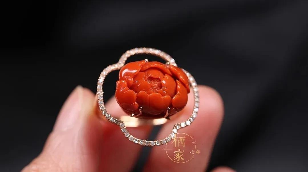 黄金转运珠戒指是怎么戴才好运,女生招财好运的纯银麦穗戒指