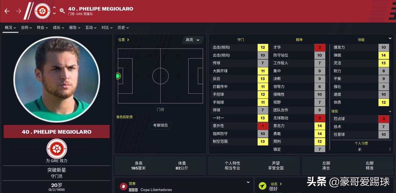 fm2016世界级门将,fm足球经理推荐门将