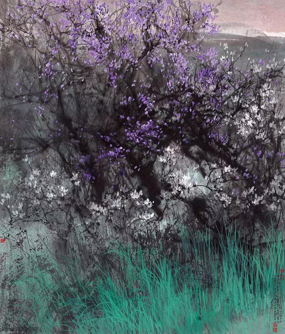 画家宋雨桂作品欣赏,宋雨桂山水书画作品