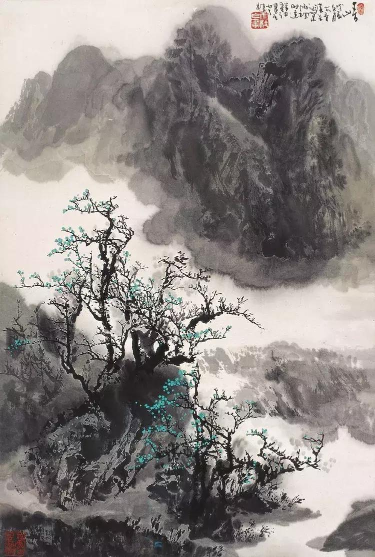 画家宋雨桂作品欣赏,宋雨桂山水书画作品