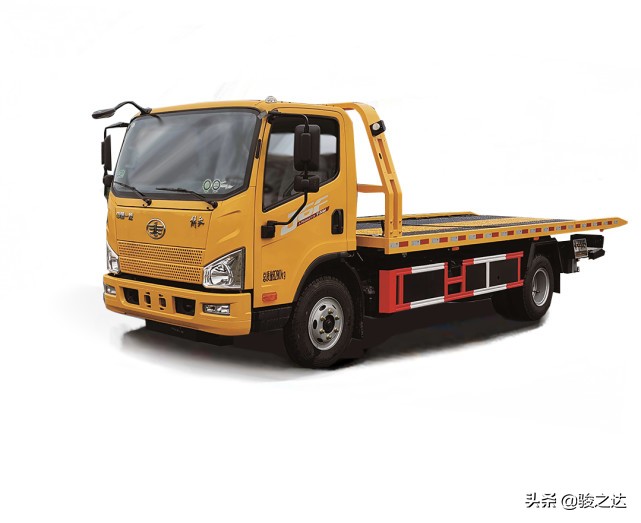 多种型号一拖二平板清障车价目表,小型清障车拖车什么品牌好
