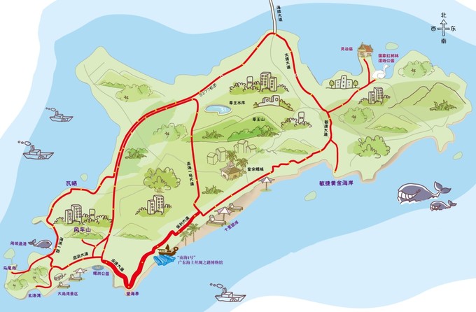 海陵岛四天三夜攻略,海陵岛4天游攻略