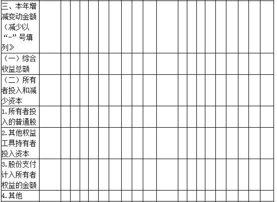 所有者权益变动表是折射什么,所有者权益变动表书面说明