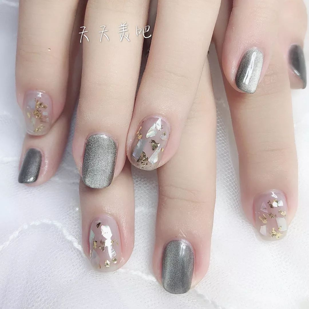 美甲什么颜色显得花哨好看,40款干净不花哨的美甲谁做都好看