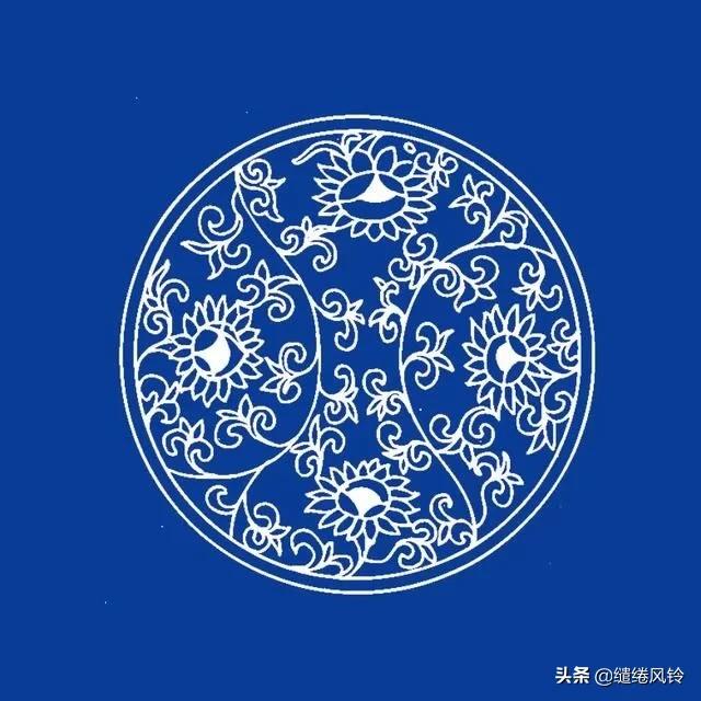 青花瓷花纹图案欣赏,青花雕瓷图片欣赏