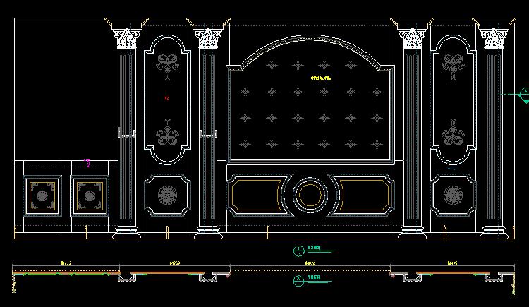 背景墙家装设计现代轻奢风客厅,禅意新中式厨房吊顶效果图