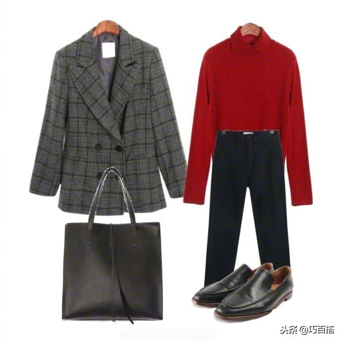 本命年红色毛衣怎么搭配外穿外套,红色毛衣本命年