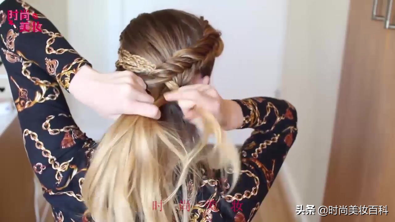 「发型设计」大神教造型之荷兰鱼尾辫发型