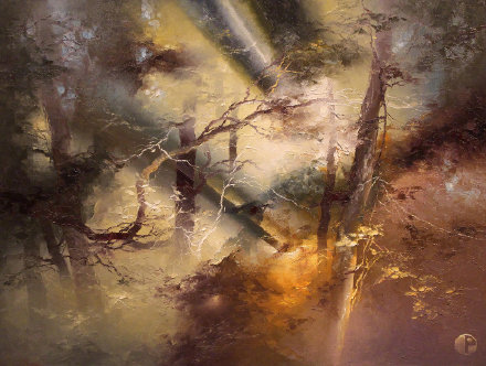 顶级的午后阳光风景油画,央美油画表现风格风景作品欣赏