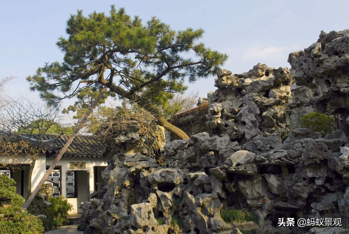 留园建筑布局照片,留园建筑景观内容