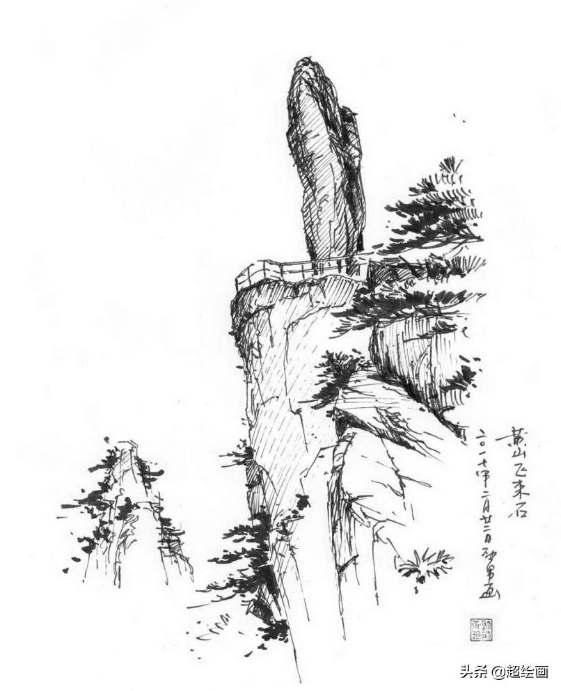 十大顶级钢笔画速写,钢笔速写100幅图片