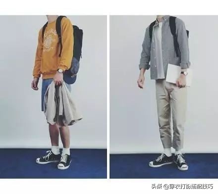 男士穿搭时尚潮流搭配九分裤,男士穿搭文艺青年又帅又会穿
