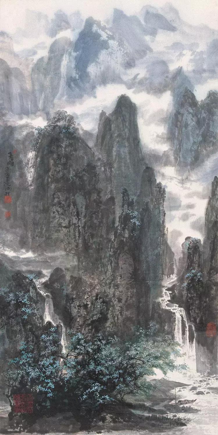 画家宋雨桂作品欣赏,宋雨桂山水书画作品