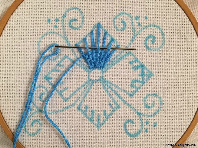 编织刺绣针法教程,刺绣基础针法教学钩针