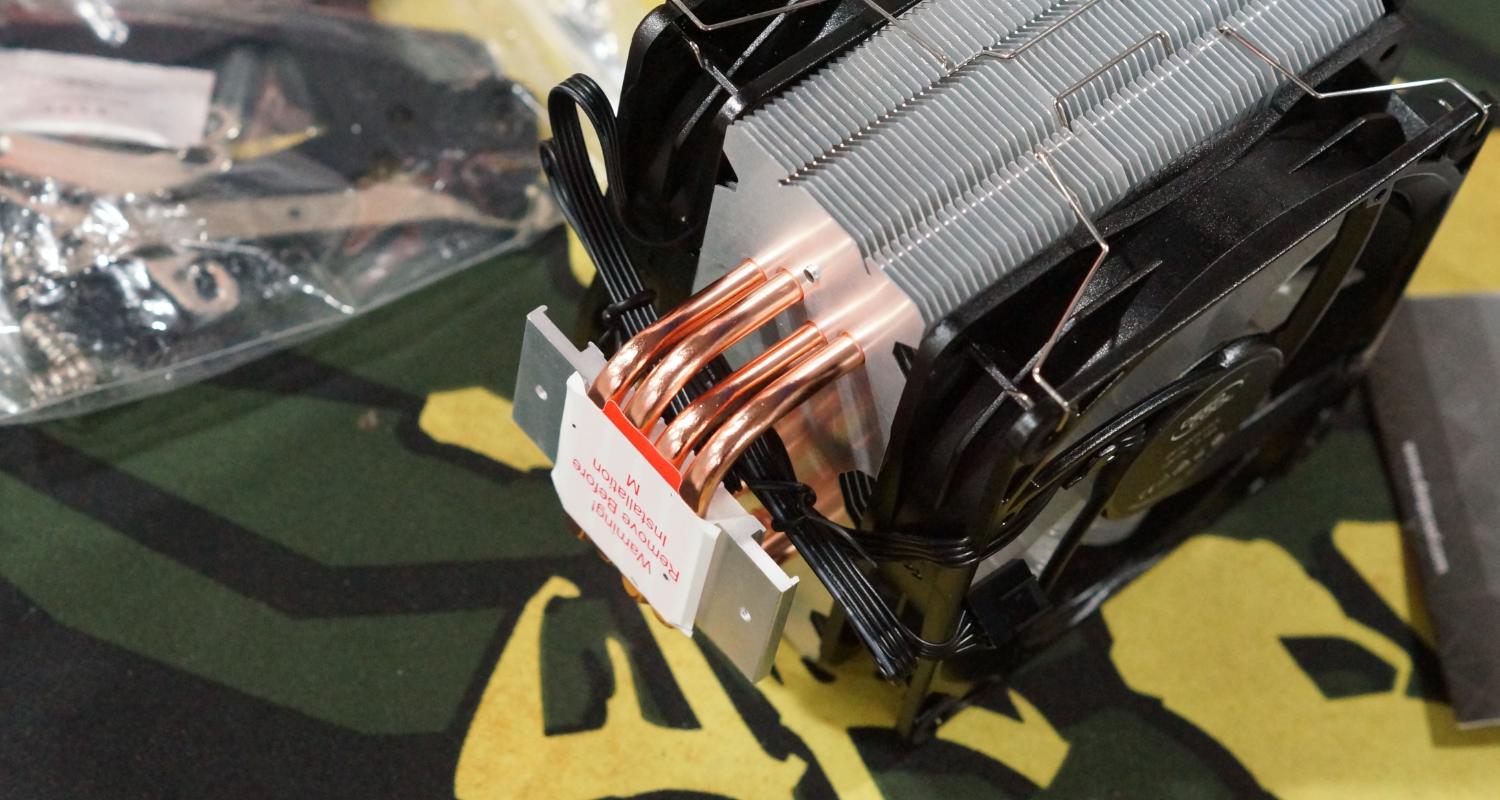 电脑城装机视频教程,九州风神水冷散热器安装过程