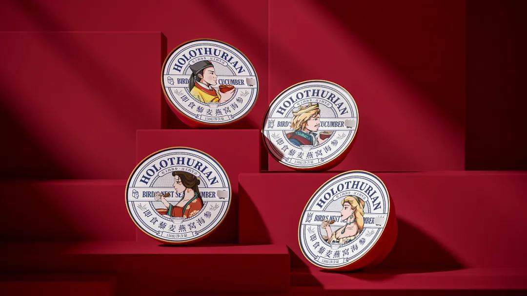 海鲜高端大气的包装,中国风海鲜包装设计