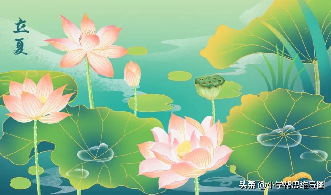 描写夏天的好词好句好段结尾,积累描写夏天的好词好句