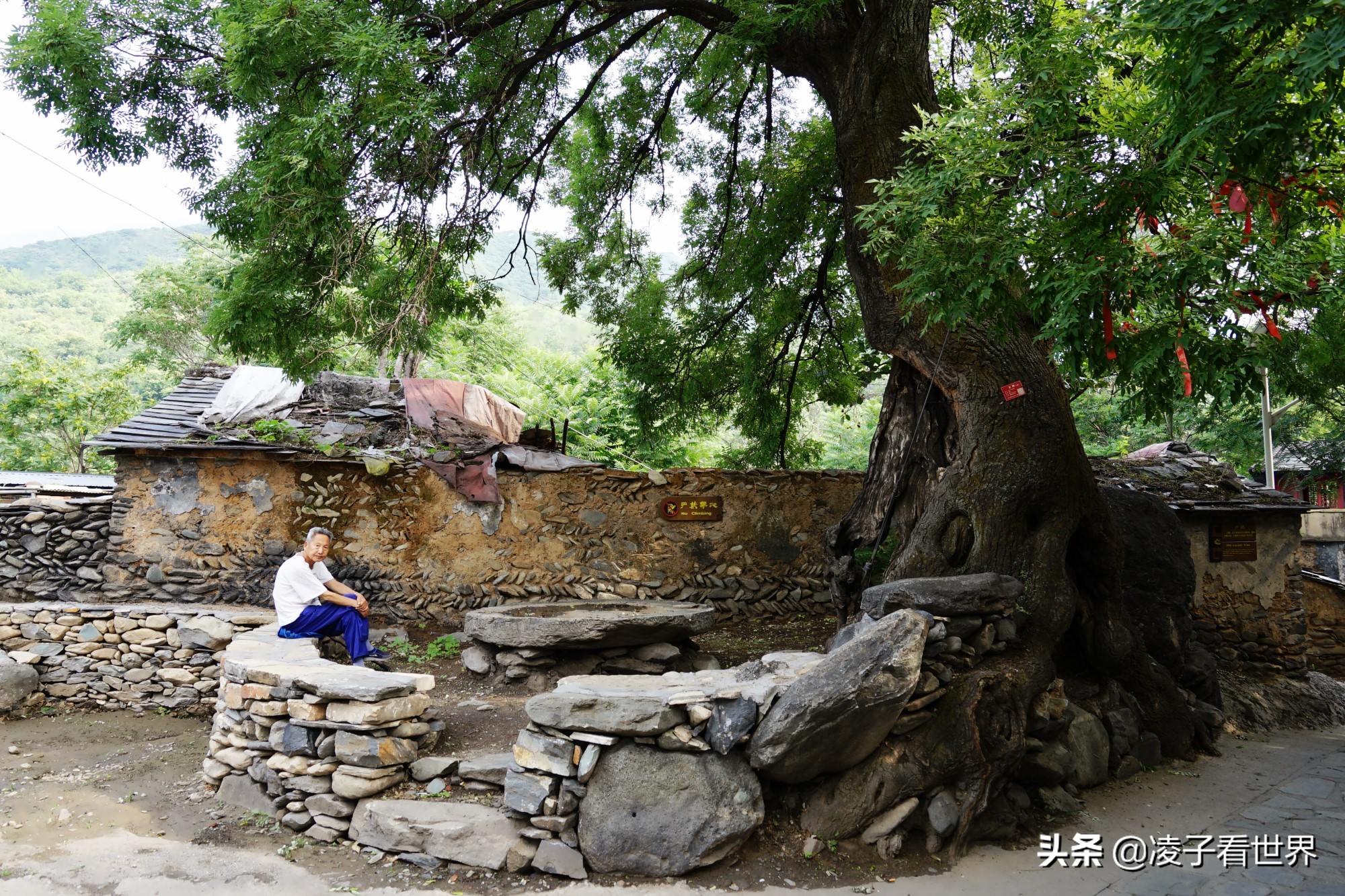 逃离北京40度高温，房山享用22度清凉，看银狐，逛古街吃铁锅炖